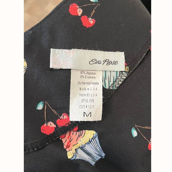 ATTIC SALT - Cupcake and Cherry Midi Dress - with pockets!! - Picture 11 of 11